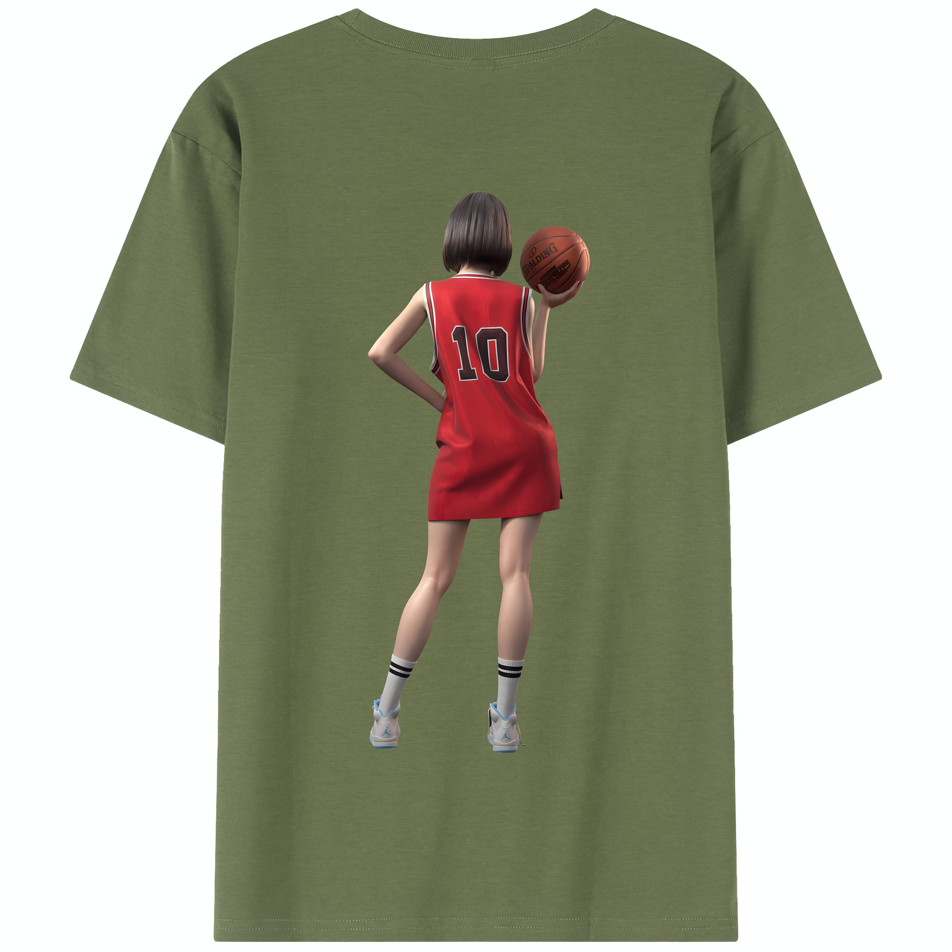 SLAM DUNK／スラムダンク 綿100％半袖Tシャツ（背面プリント）